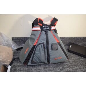 Onyx MoveVent Dynamic Life Jacket Gray Kayak USCG Type III PFD Adult XS/S